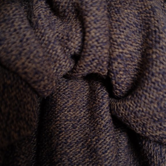 COPY - COPY - H&M Poncho Style Brown Heathered Sweater - Picture 5 of 7